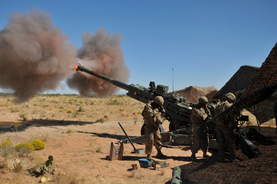 155mm howitzer firepower