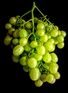 Bunch food black fruits