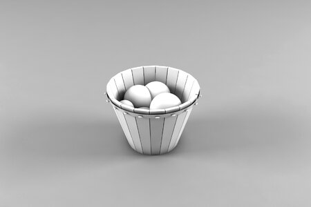 Basket 3d balls 3d 3d