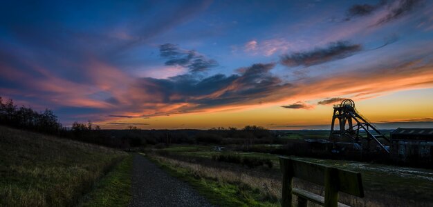 Landscape sunrise cloud