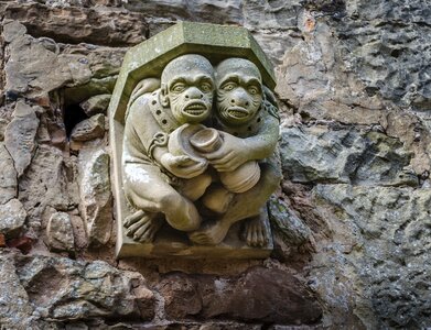Gargoyle ruins stone
