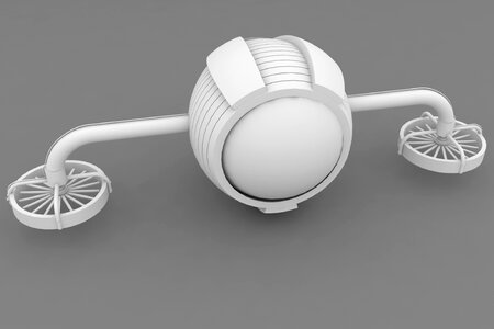 Drone 3d gray