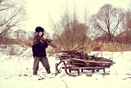 Sani village firewood