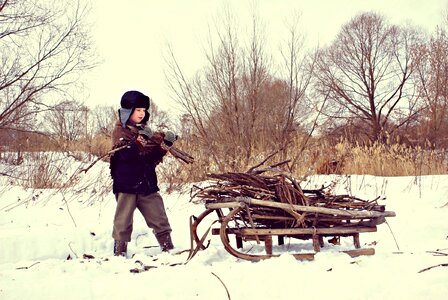 Sani village firewood photo