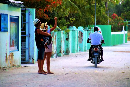 Adult maldives selfie