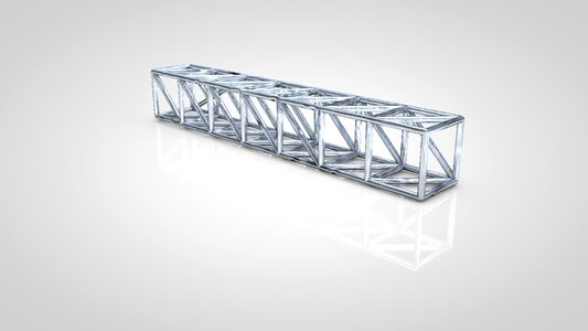 Metal structure metallized iron