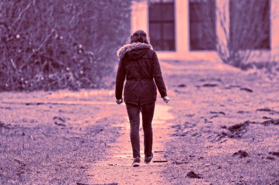 Female walking motion