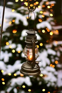 Christmas decoration bokeh light photo