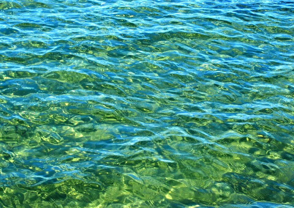 Water waves nature