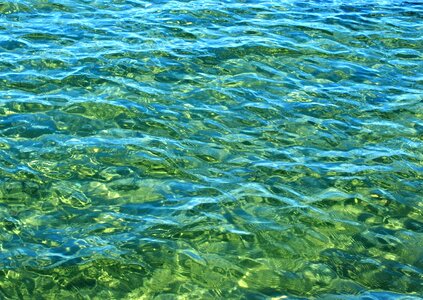 Water waves nature