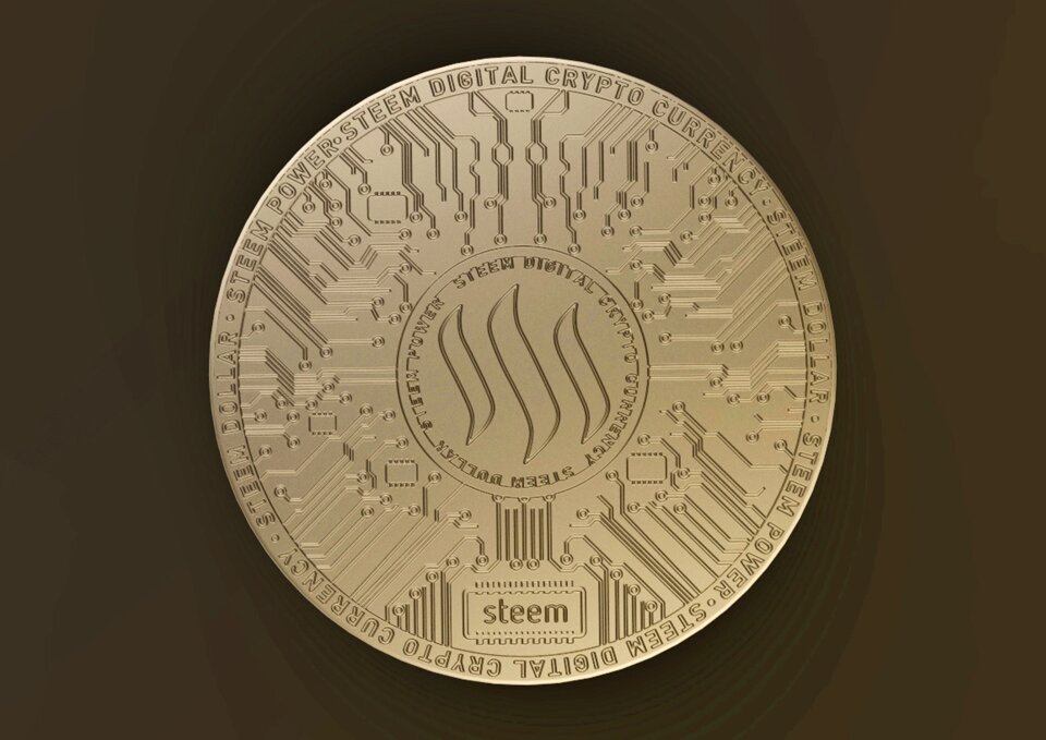 Coin cryptocurrency steam power