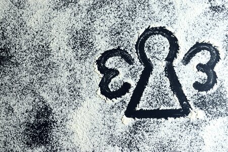 White background drawing