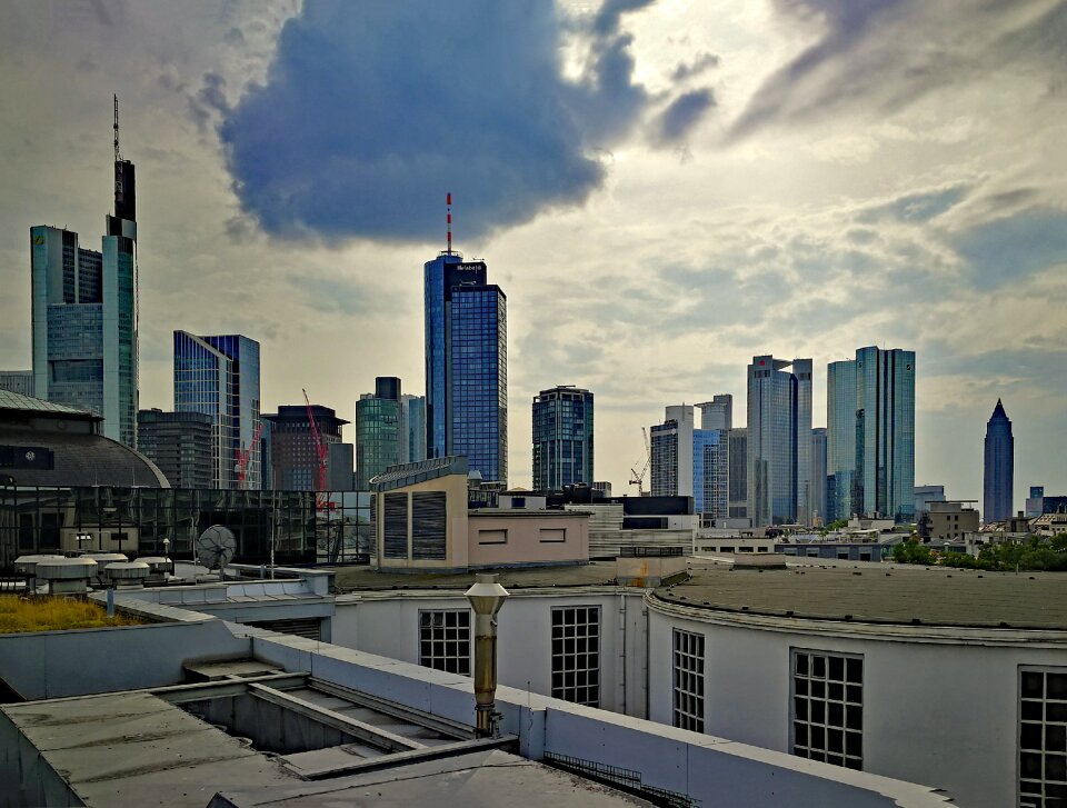 Skyline skyscraper architecture