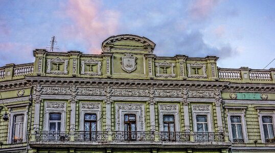 Building sunset balcony