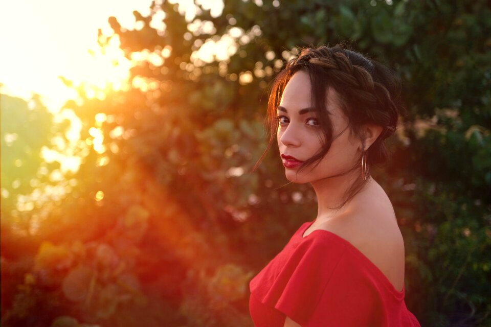 Beauty dress red