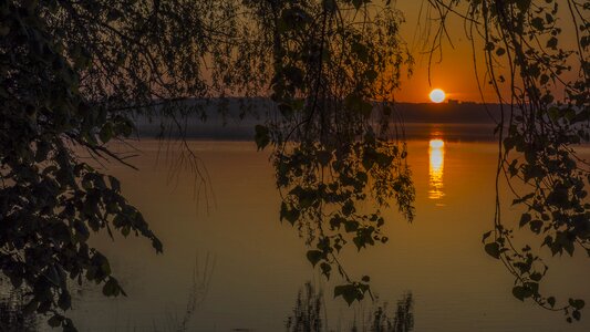 Water dawn sunset photo