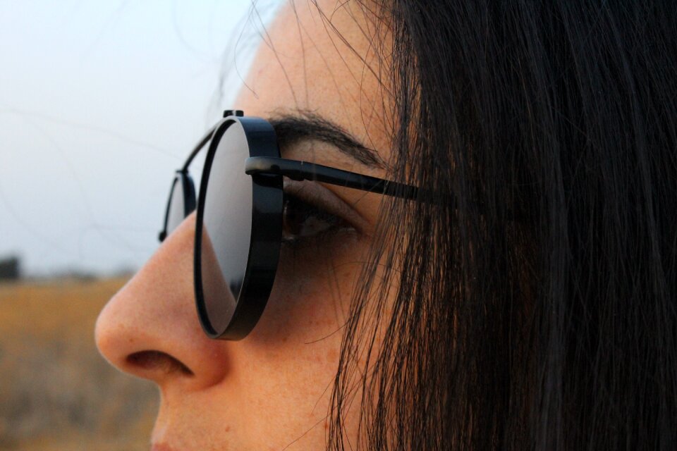 Portrait sunglasses black