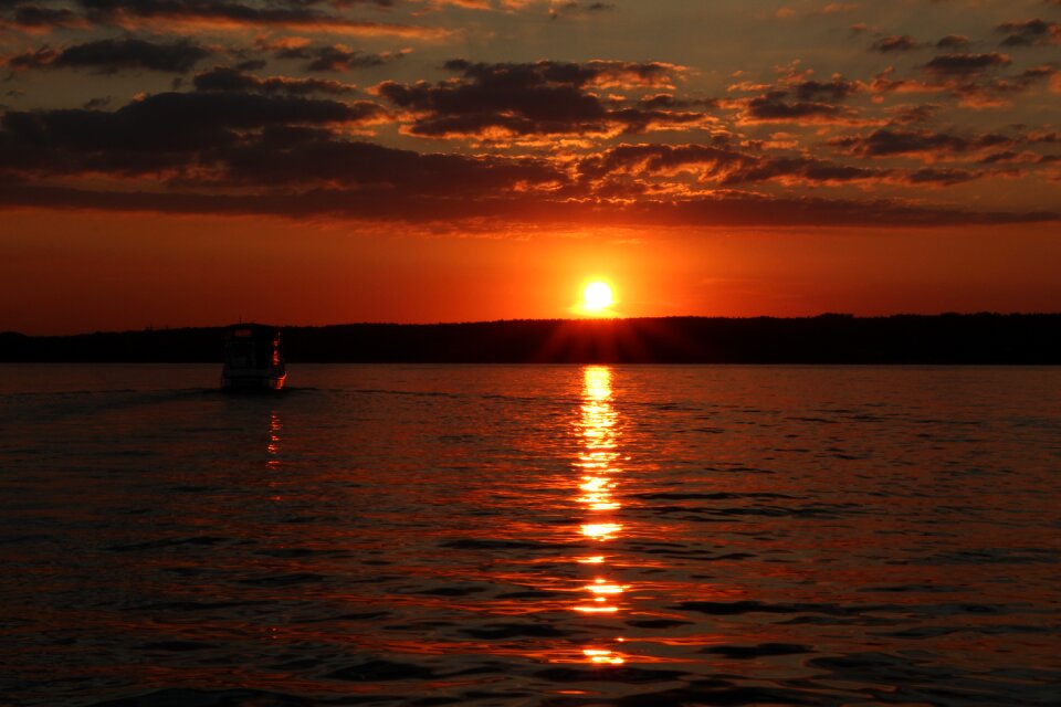 Summer lake vacation