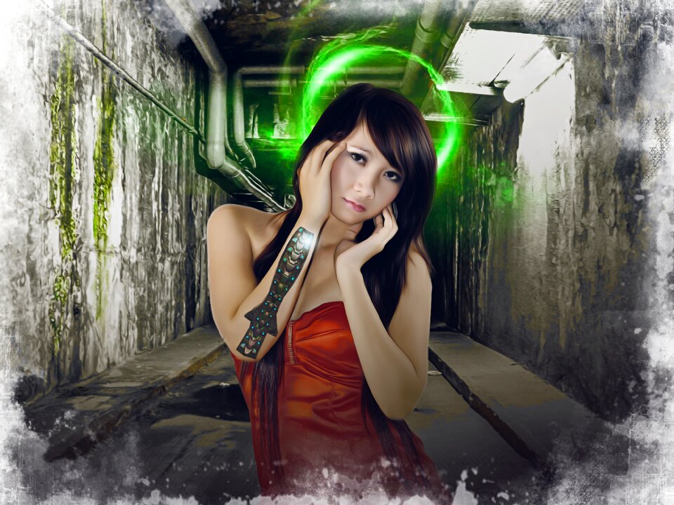 Female beauty young