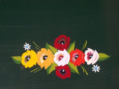 Rose flower painting