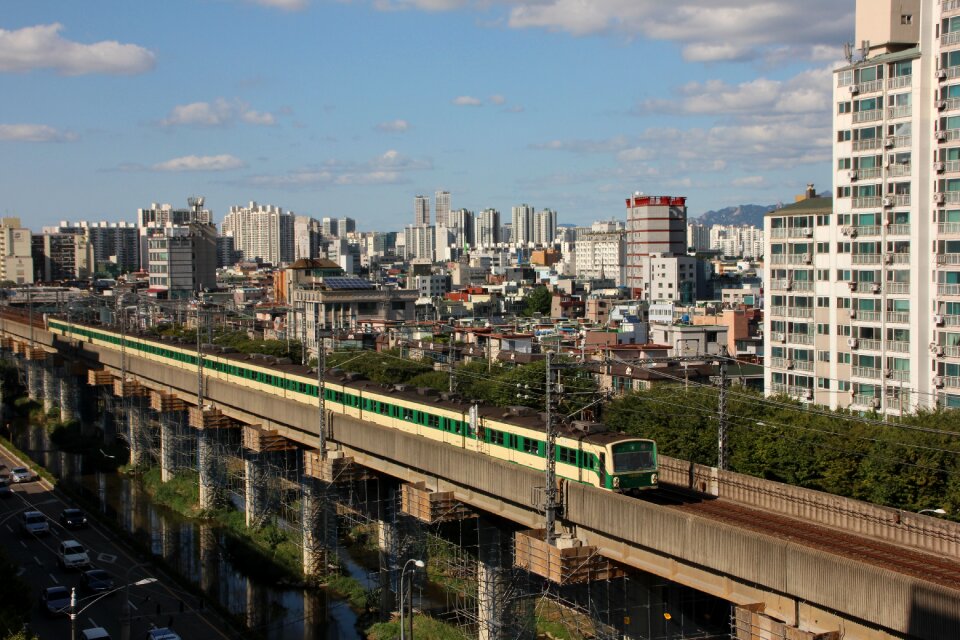 South korea subway transportation railway photo