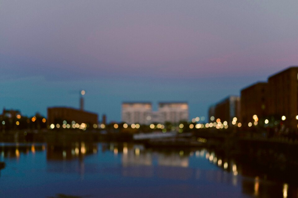 Blur bokeh water