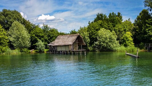 Lake constance early people on the water