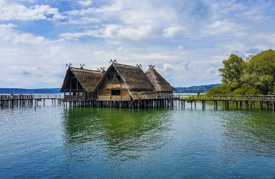 Lake constance early people on the water