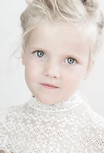 White blue eyes blonde