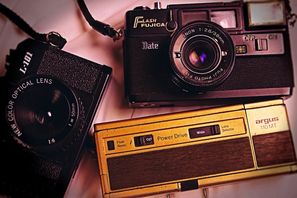 Aperture viewfinder camera