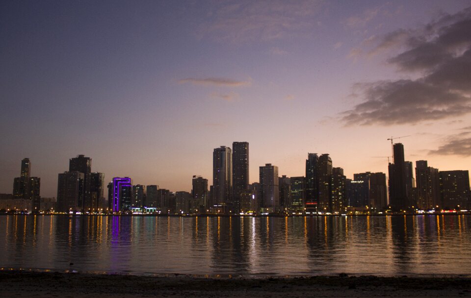 Skyscraper megalopolis business district