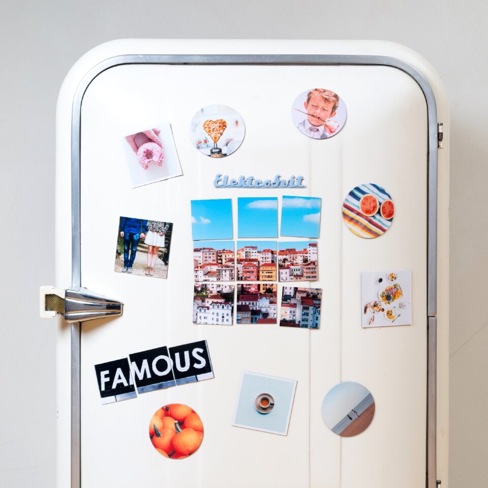 Stickers white famous