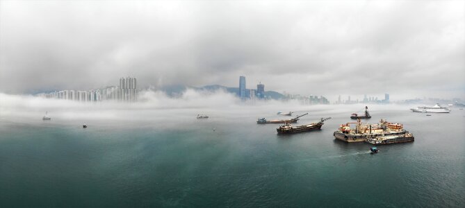 Fog transport system dawn