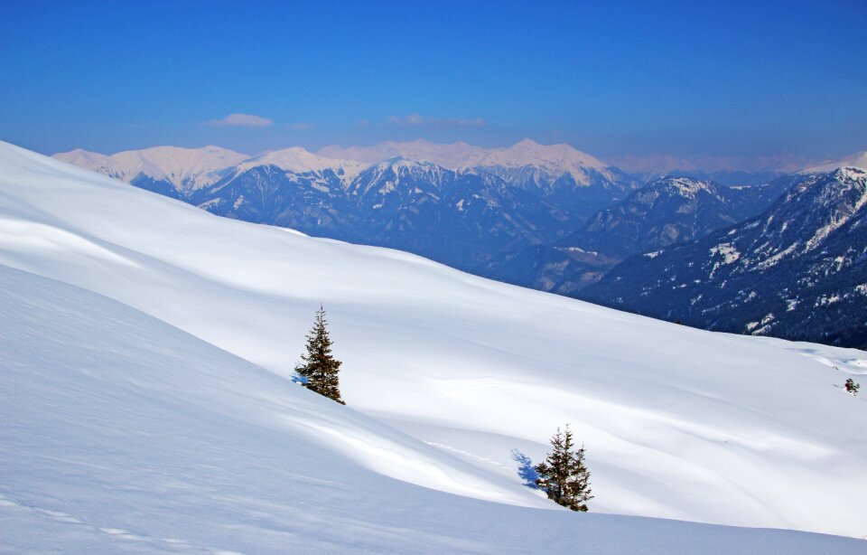 Mountain summit panorama alpine