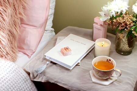 Tea bedside marriage photo