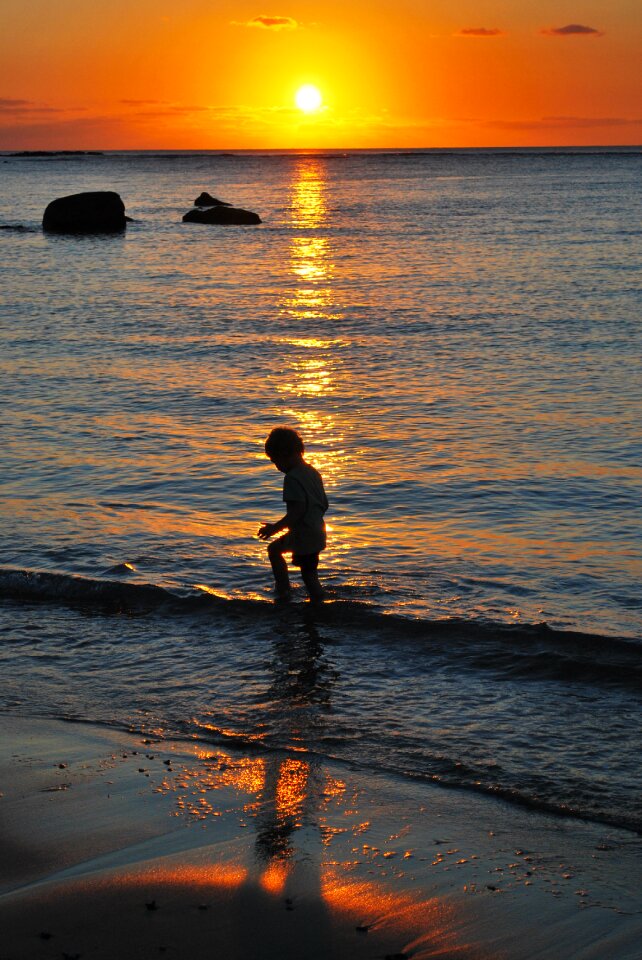 Sea beach toddler