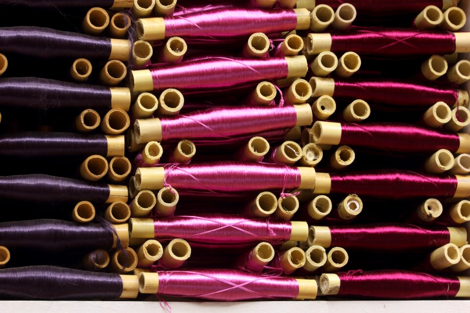 Clothes spool bamboo