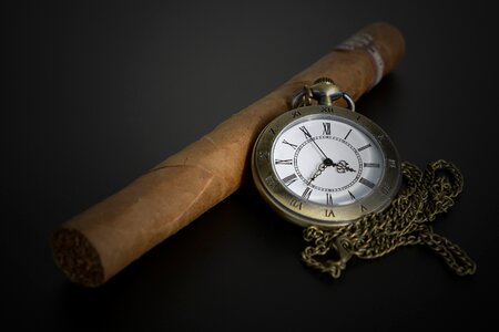 Cigar smoking male