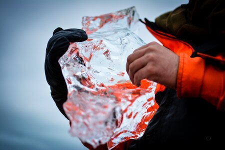 Man ice iceberg