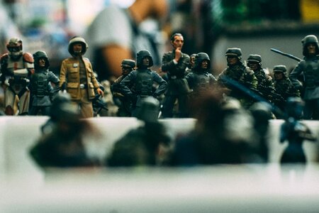 Military fight battle