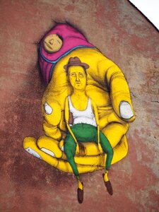 Lithuania vilnius graffiti