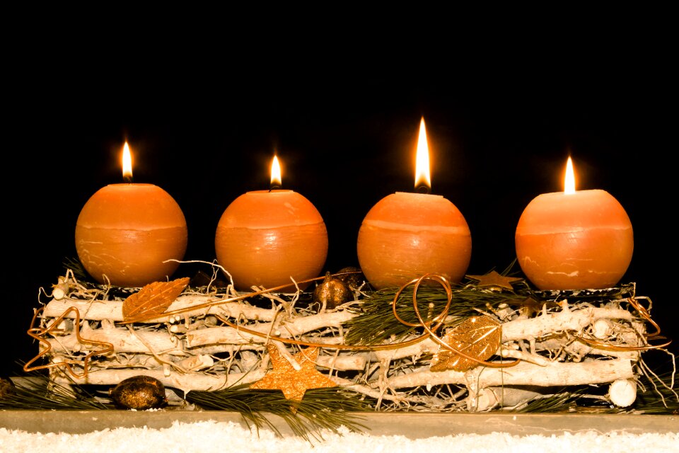 Christmas time candles christmas