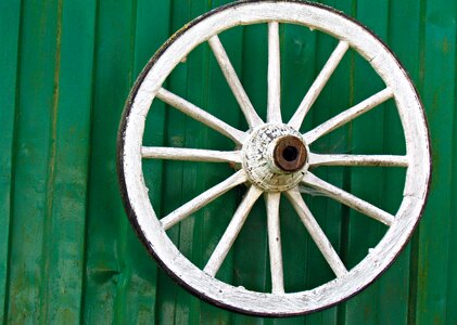 Wooden color wheels