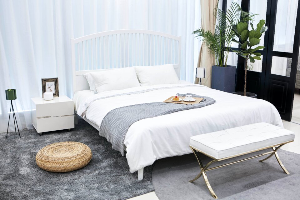 Indoor household bedroom