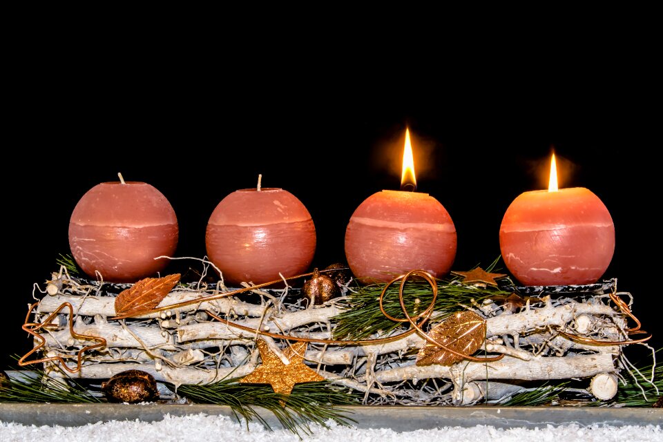 Christmas time candles christmas
