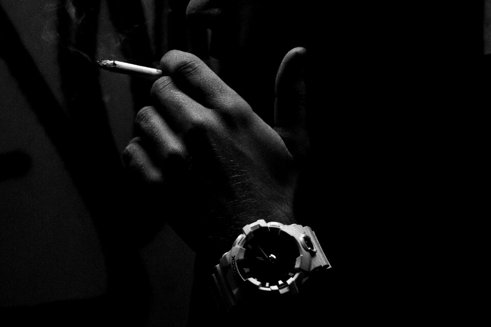 Smoking addiction the darkness