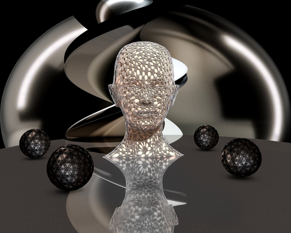 Networked artwork sculpture