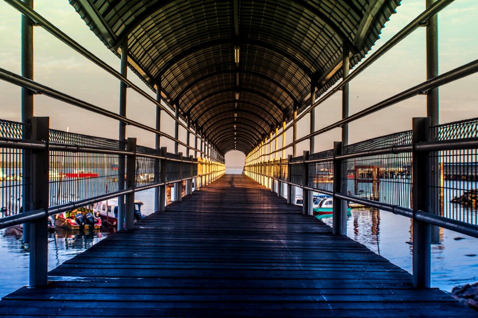 Travel indoors jetty