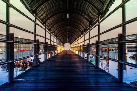 Travel indoors jetty