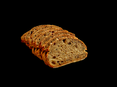 Baked goods dark bread fresh photo